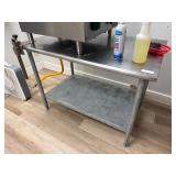 48' Stainless Steel Work Table w/ Can Opener