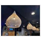 4 Wicker Lamp Shades