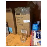 New! Case of Beverage Glasses