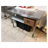 60' Stainless Steel Work Table