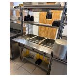 ServIT 423EST3WS 3 Well Steam Table w/ Heated Shel