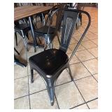 4 Metal Dining Chairs