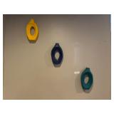 3 Wooden Carves Vases