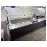 5ï¿½ Ice Down Buffet Table w/ Sneeze Guard