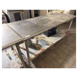 6ï¿½ Stainless Steel Work Table