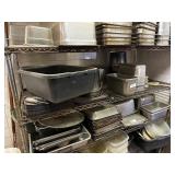 Assorted Insert Pans, Trays etc (Shelf Contents)