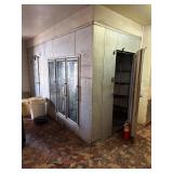 8x9 Walk-in Cooler w/ 3 Glass Doors & 8x6 Freezer