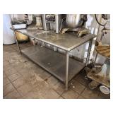 6ï¿½ All Stainless Steel Work Table