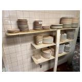 Assorted Plates & Bowls (Top Shelf Contents)
