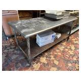 6ï¿½ Stainless Steel Work Table