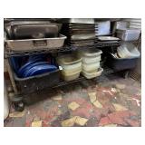 Assorted Tubs & Lids (Shelf Contents)