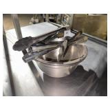 Mixing Bowls & Tongs