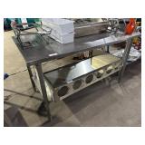 60ï¿½ All Stainless Steel Work Table