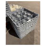 2x Dish Racks of Martini Glasses