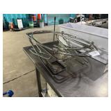 3 Metal Platter Stands