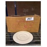 36 New! 5 5/8 Gothic White Saucers
