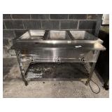3 Well Electric Steam Table