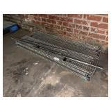 Assorted Wire Rack Shelving