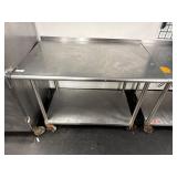 48' Stainless Steel Work Table