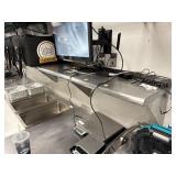 2x 60' Stainless Steel Wall Shelves