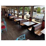 6x Booth Table & Seat Seat