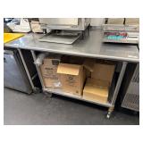 48' Stainless Steel Work Table