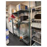 36' Wire Storage Rack on Casters