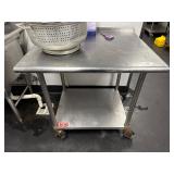 36' Stainless Steel Work Table