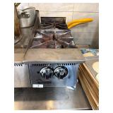 Star 2 Burner Nat Gas Range Top