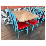 48' Dining Table & 4 Chairs