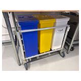 3 Ingredient Bins w/ Cart