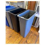 2x Slim Jim Trash Cans