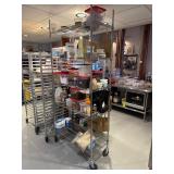 42' Wire Storage Rack on Casters