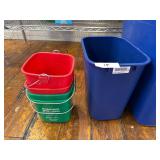 Trash Can & Wash Buckets