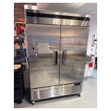 Like New! Atosa MBF8507GR 2 Door Refrigerator