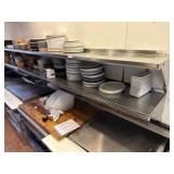 2x 8' Stainless Steel Wall Shelves