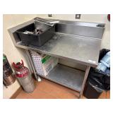 45' Stainless Steel Work Table
