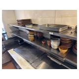 2x 8' Stainless Steel Wall Shelves