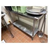 48' Stainless Steel Work Table