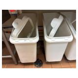 2x Ingredient Bins on Casters