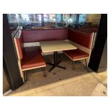 U Shaped Booth Seats w/ Table