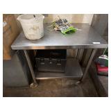 36' All Stainless Steel Work Table