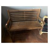 50' Wooden Waiting Bench Seat