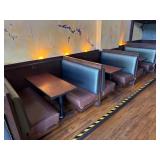 3x 60' Booth Seats w/ Tables