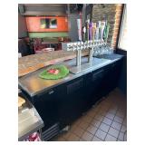 True TDD-4 90' 3 Door Kegerator