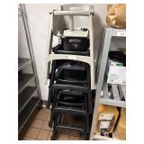 4x Plastic High Chairs