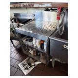Glastender 24' Drain Board w/ Storage