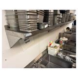 7' Stainless Steel Wall Shelves