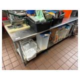 84' Stainless Steel Work Table