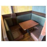 78' x 88' Corner Booth Seats w/ Table